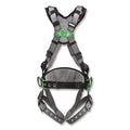 MSA 10195150 V-FIT Full-Body Harness, Construction, Back/Hips D-Rings, XL, QC Chest/Tongue-Buckle Leg Straps, Shoulder/Waist Padding