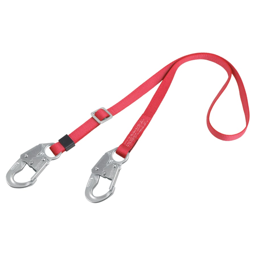 DBI-SALA 1385301 PRO Adjustable Web Positioning Lanyards, 6 ft, Self-Locking Snap Hook, 310 lb