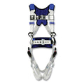 DBI-SALA 1401082 ExoFit X100 Comfort Construction Safety Harness, Back D-Ring, Large, Quick-Connect
