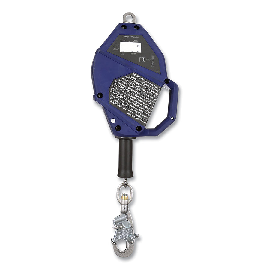DBI-SALA 3503875 Smart Lock Self Retracting Lifeline, 25 ft, Snap Hook, 420 lb Load Cap., Stainless Steel, Single Leg