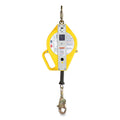 DBI-SALA 3503888 Ultra-Lok Self Retracting Cable Lifeline, Stainless Steel, 50 ft L, 310 lb, Swivel Snap Hook, Yellow
