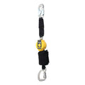MILLER by PIP MFLAFB-1/4.5FT TurboLite Flash Bucket Truck Series Personal Fall Limiter, 4-1/2 ft, Web, Alum Snap Hook, Alum Captive Eye Carabiner, 420 lb