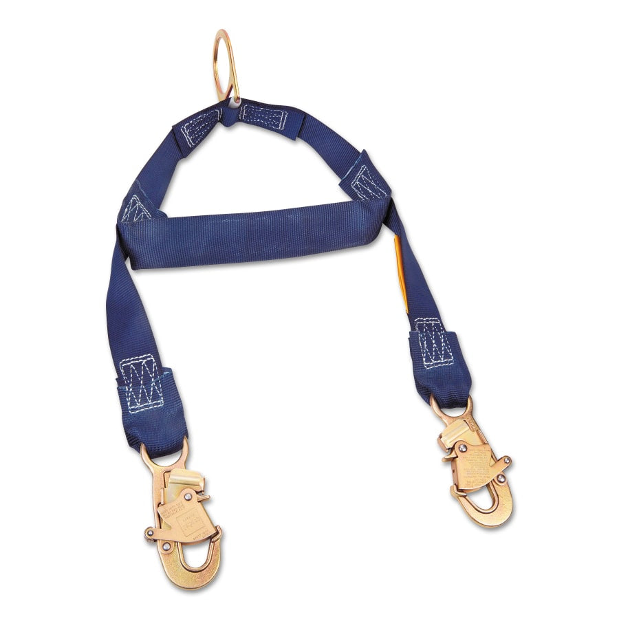 DBI-SALA 1231460 Rescue/Retrieval Y-Lanyard with Spreader Bar, 2 ft, Snap Hook, 310 lb