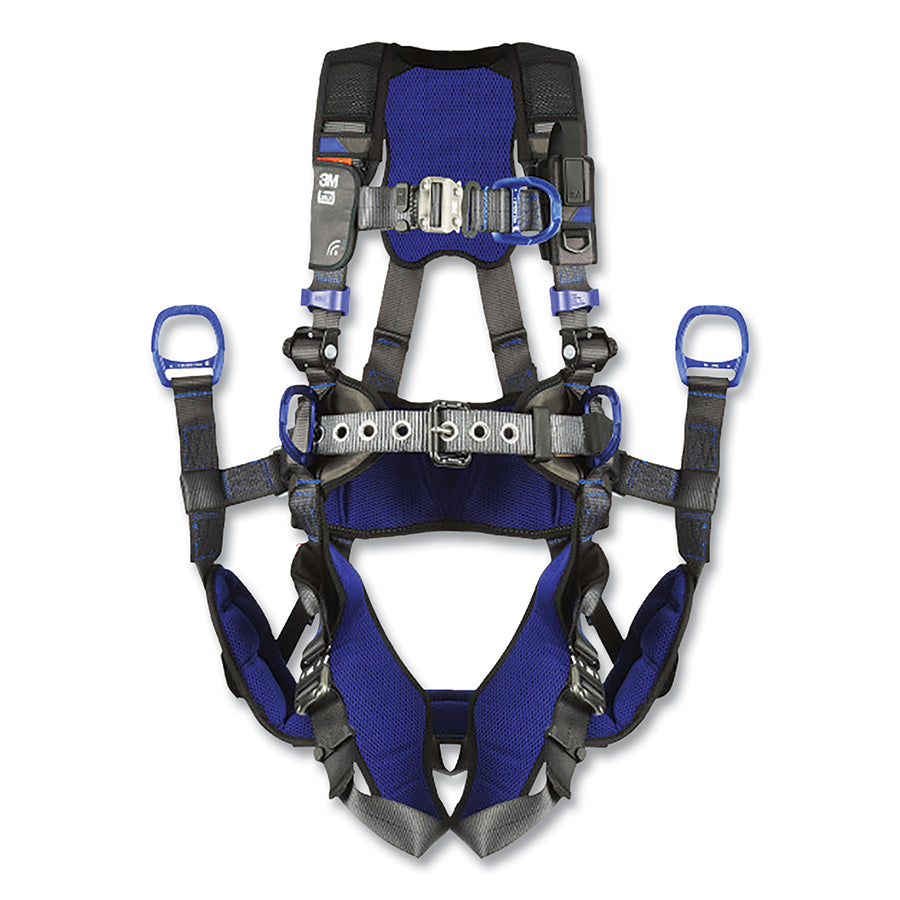 DBI-SALA 1113192 ExoFit NEX Tower Climbing Harnesses, Back/Front/Side D-Rings, Large, Q.C.