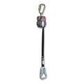 MILLER by PIP MFLET-1/7.5FT TurboLite T-BAK MAX Smooth Edge Personal Fall Limiter, 7.5 ft, Vectran Web, Steel Tie-Back Snap Hook, 420 lb, Single Leg