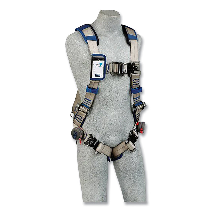DBI-SALA 1112486 ExoFit STRATA Vest-Style Climbing Harness, Back and Front D-Rings, Medium, Tri-lock Revolver Quick Connect