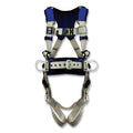 DBI-SALA 1401112 ExoFit X100 Comfort Construction Positioning Safety Harness, Back/Hip D-Rings, Large, Quick-Connect/Tongue Buckle