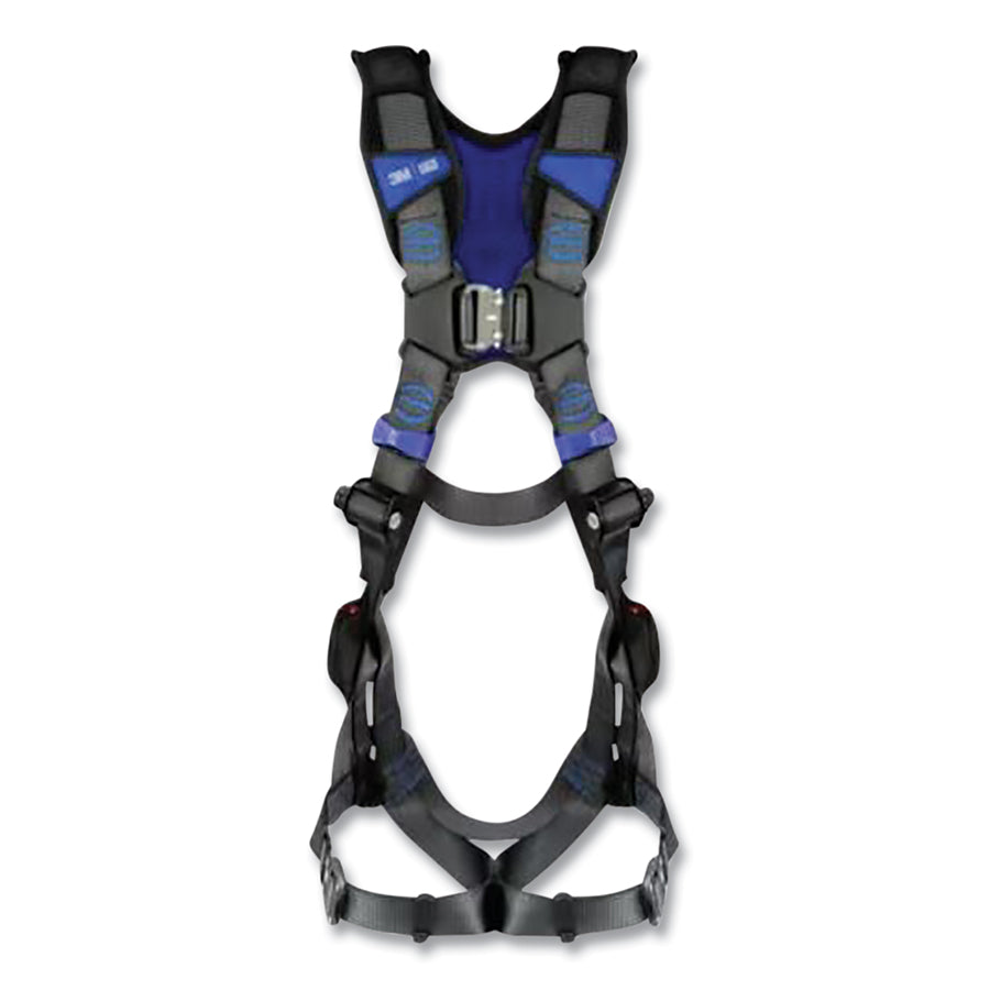 DBI-SALA 1403199 ExoFit X300 X-Style Vest Safety Harness, Back D-Ring, Medium/Large, Auto-Locking QC/Revolver