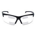 KleenGuard 20388 30-06 Dual Readers Safety Glasses, Clear Polycarbonate Lens, Hardcoated, Black, Nylon, +2.0