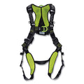 MILLER by PIP H7IC2A3 H700 Full Body Harness, Back/Front D-Rings, 2X-Large, QC Chest/Leg Buckles, IC2