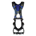 DBI-SALA 1403202 ExoFit X300 X-Style Climbing Vest Safety Harness, Back/Front D-Rings, Medium/Large, Auto-Locking QC/Revolver