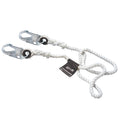 MILLER by PIP 201RS-8-Z/6FT Rope Lanyard, 6 ft, Harness; Anchorage Connection, 310lb Cap, Yellow