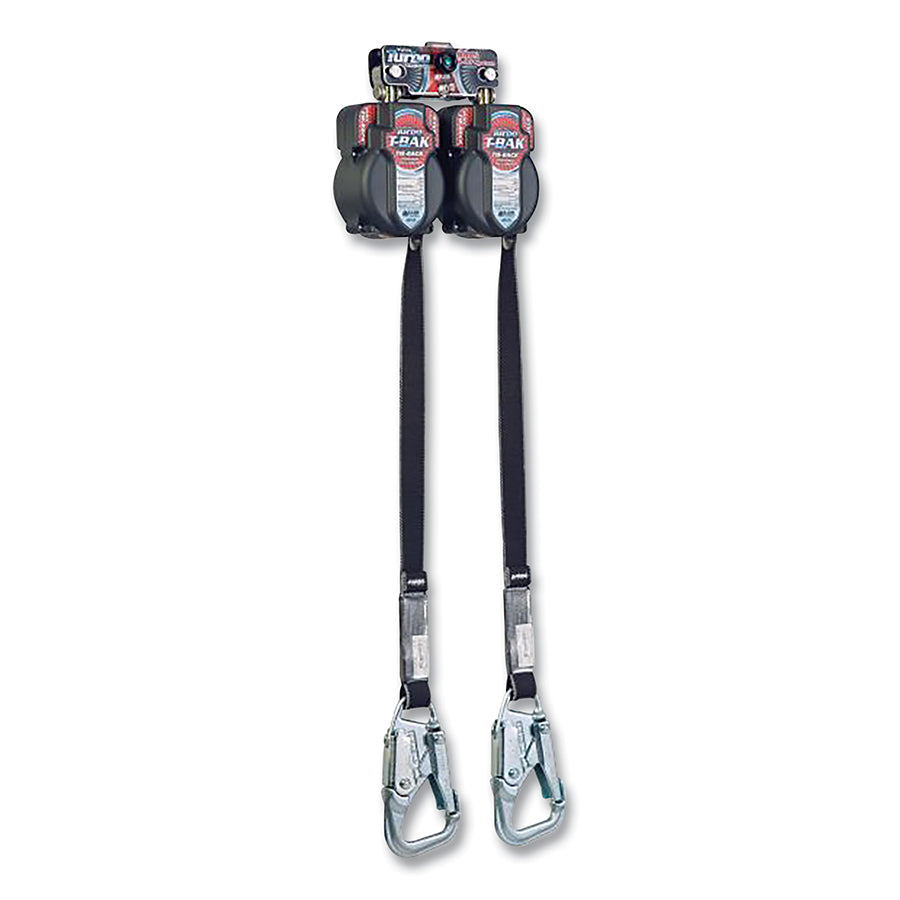 MILLER by PIP MTL-LEP2-62/9FT TurboLite+ Edge Cable SRL, 9 ft, Galv Steel Cable, One Pin Connect, Steel Locking Rebar Hook, Twin Leg, 420 lb