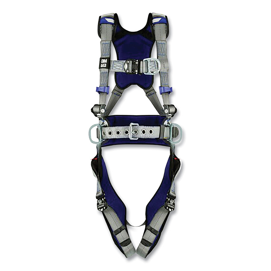 DBI-SALA 1402111 ExoFit X200 Comfort Construction Climbing/Positioning Safety Harness, Back/Front/Hip D-Rings, Medium, Dual Lock Quick Connect