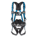 MILLER by PIP AC-QC/UBL AirCore™ Full-Body Harness, Steel Stand-Up Back D-Ring, Universal, Quick-Connect Straps, Blue