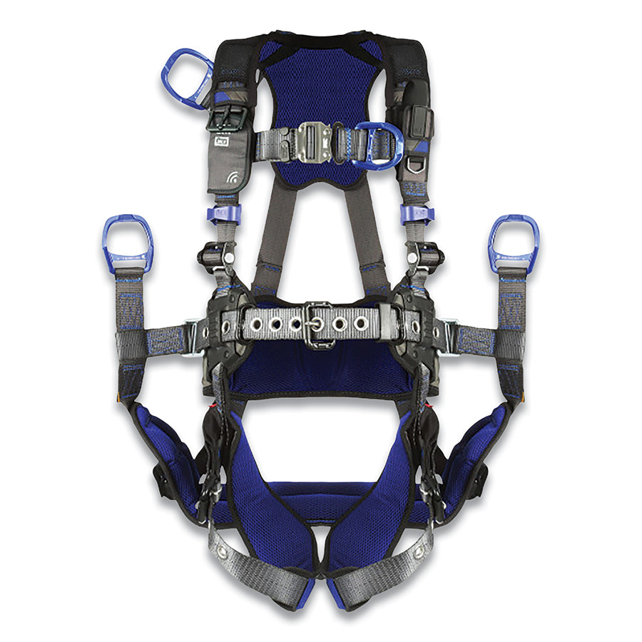 DBI-SALA 1113308 ExoFit X300 Comfort Oil and Gas Climbing/Suspension Safety Harness, Back/Front D-Rings, X-Large, Pass-Thru/Rev/Tongue