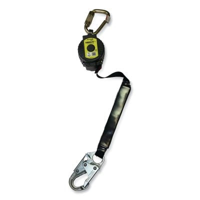 MILLER by PIP MTL-OHW1-08/6FT Turbolite+ Fall Limiter, Vectran, 6 ft, Carabiner, Locking Rebar Hook, 420 lb, 1 Leg
