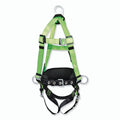 PEAKWORKS V8255215 Contractor Harness, Side/Back D-Rings, XX-Large, Chest Pass Thru/Legs Grommet/Torso Friction