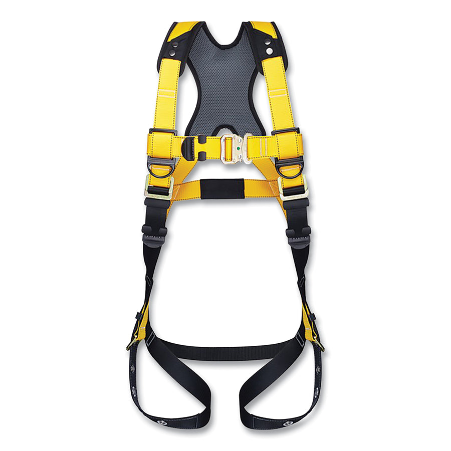 GUARDIAN FALL PROTECTION 37118 Series 3 Full-Body Harness, Quick-Connect Chest, Tongue-Buckle Legs, Back D-Ring, X-Large/2X-Large