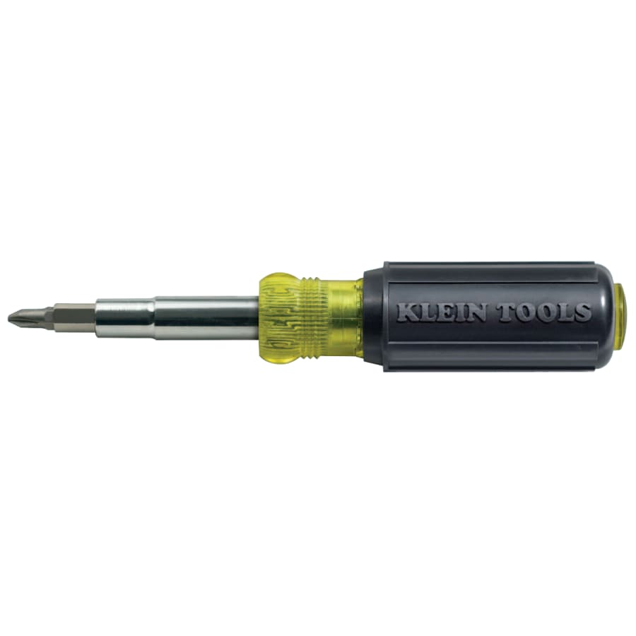 Klein Tools 32500 Multi-bit Screwdriver/Nut Driver, 11-In-1, Phillips/Slotted/Square/Torx