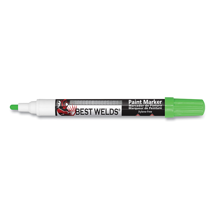 Best Welds PAINTMKR-GRN Paint Marker, Reversible Bullet/Bullet Tip, Green